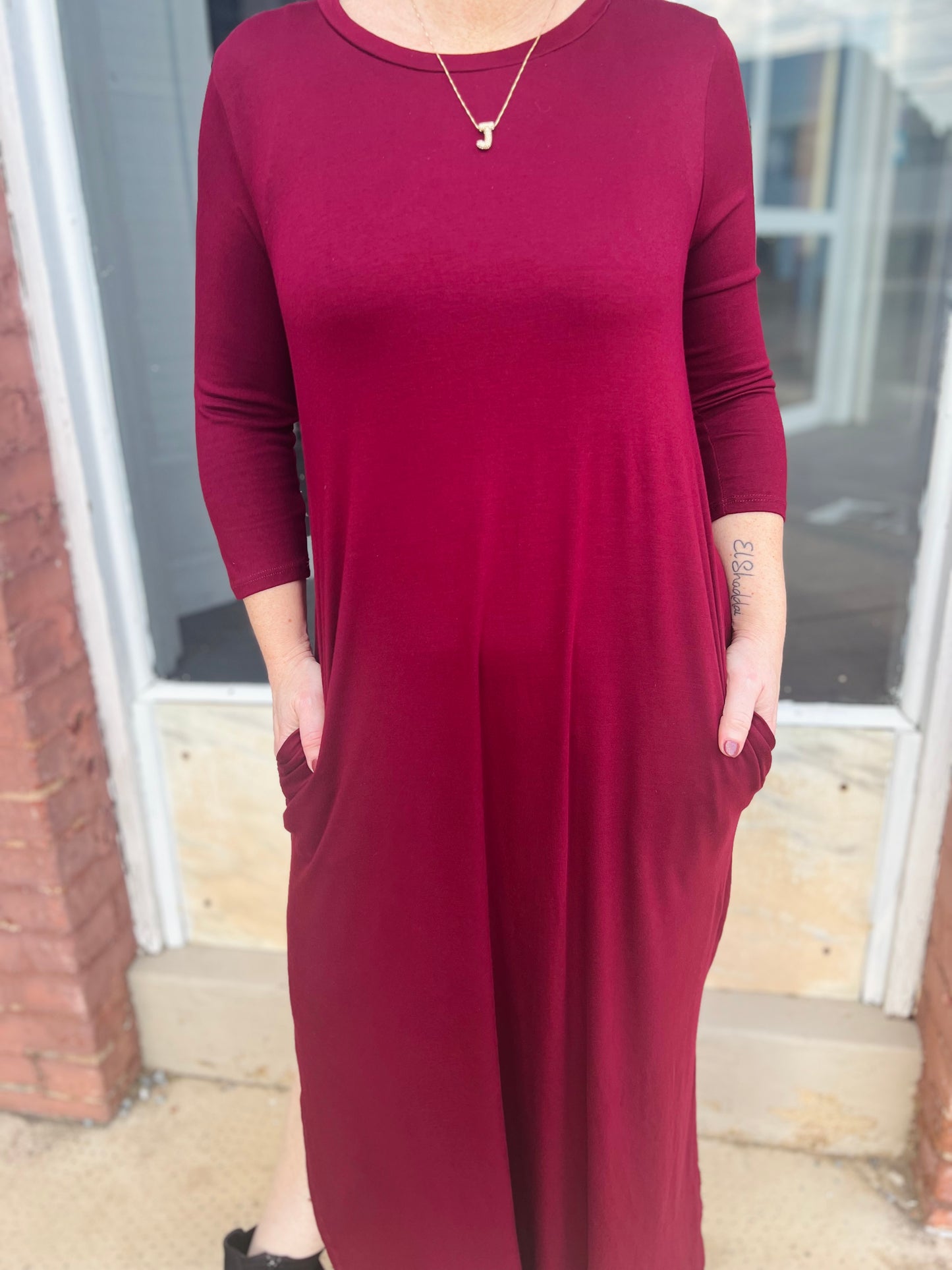 Once in a Lifetime | Maxi Dress - Burgundy