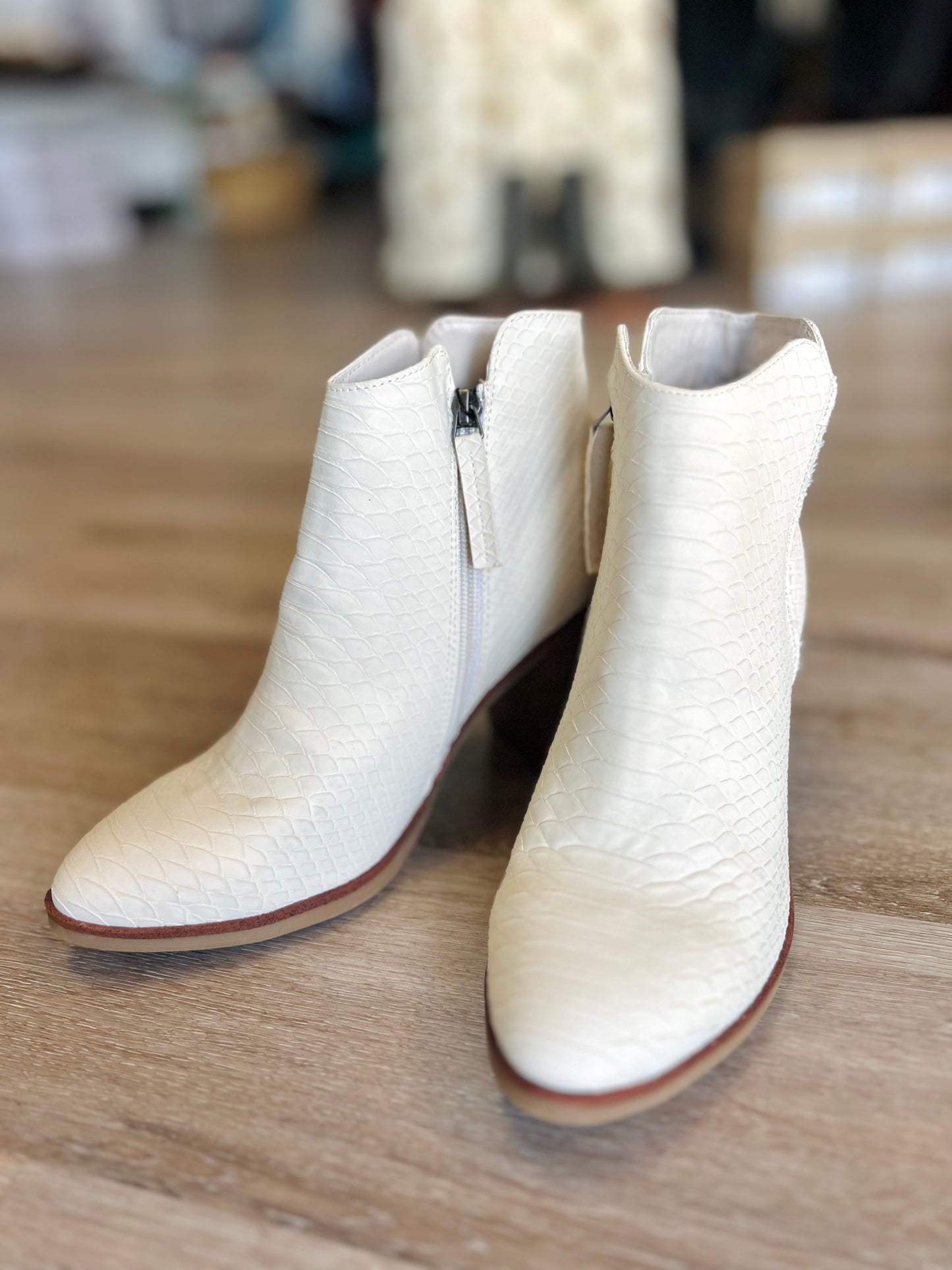 Altar'd State White Booties - 7 1/2