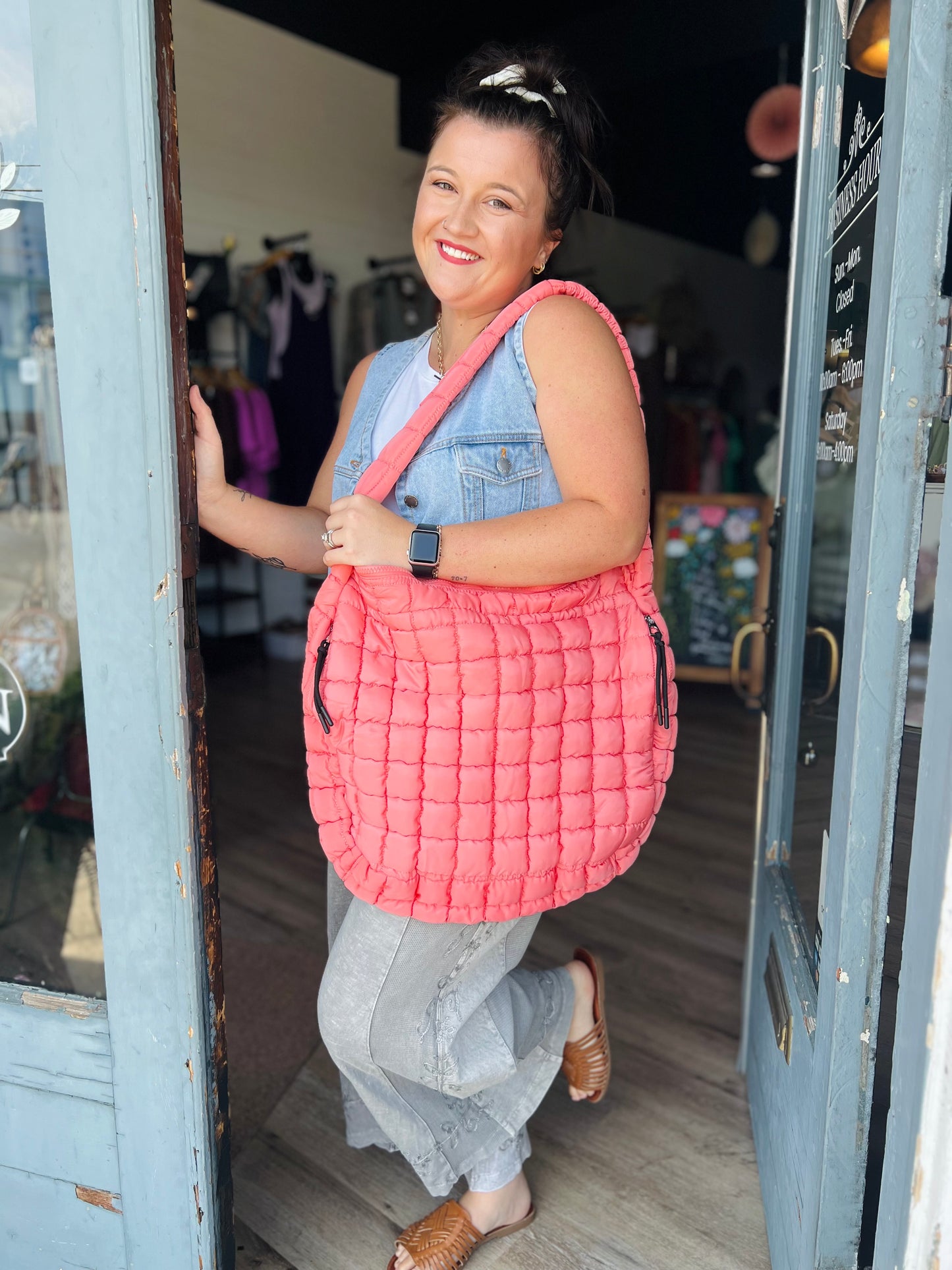 I'm 'Bout to Have a Good Day | Tote Bag - Coral