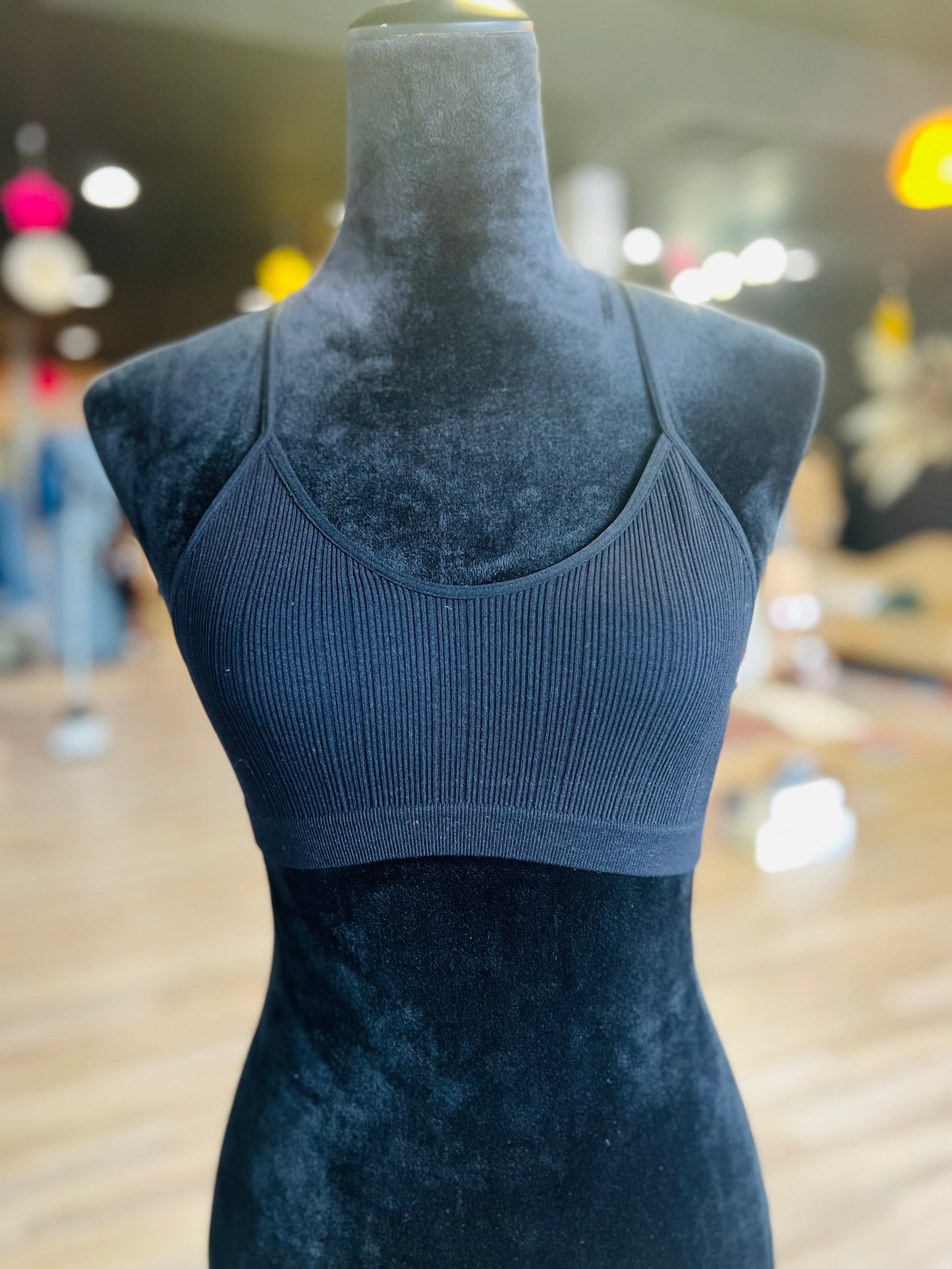 Tattoo Mesh Racerback Bralette