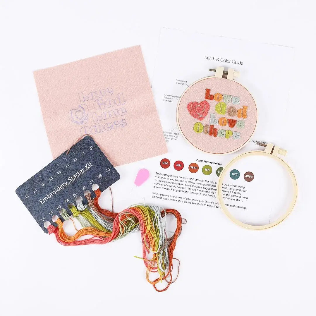 Love God, Love Others | Embroidery Kit