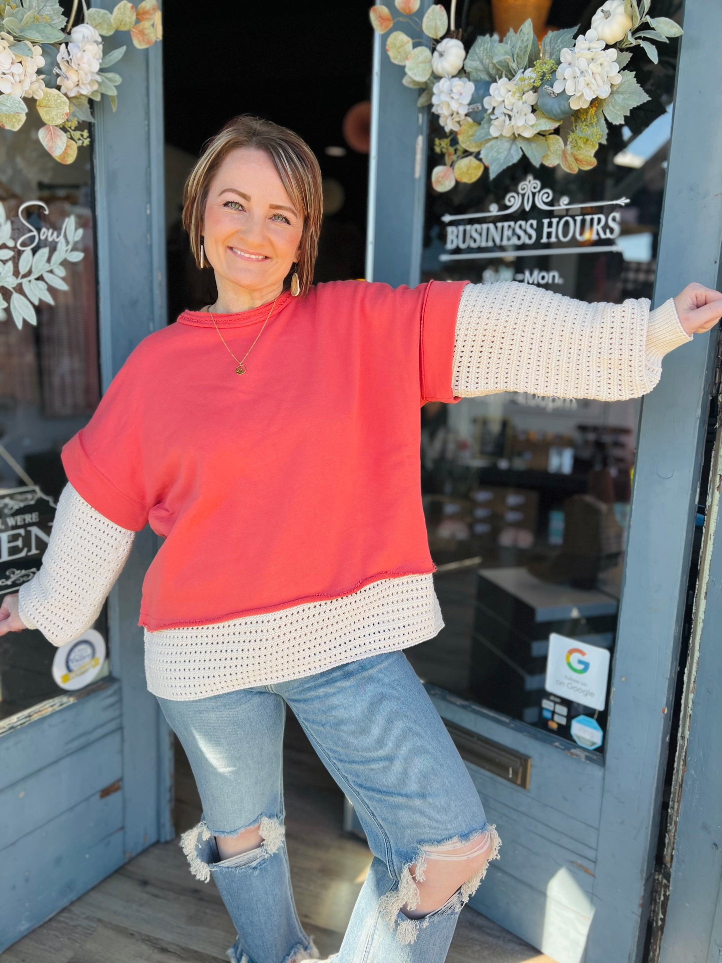Alima | Layered Knit Sweater