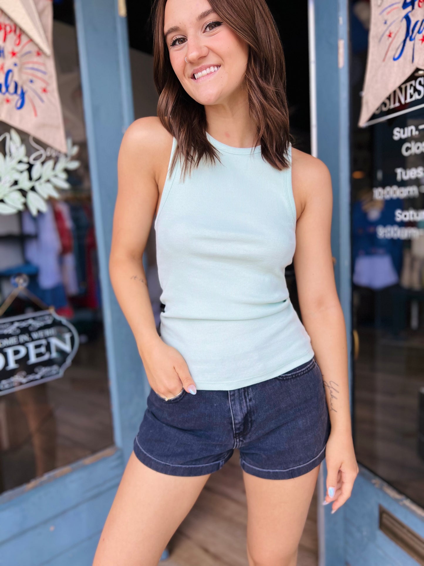 Ira | Halter Top - Mint