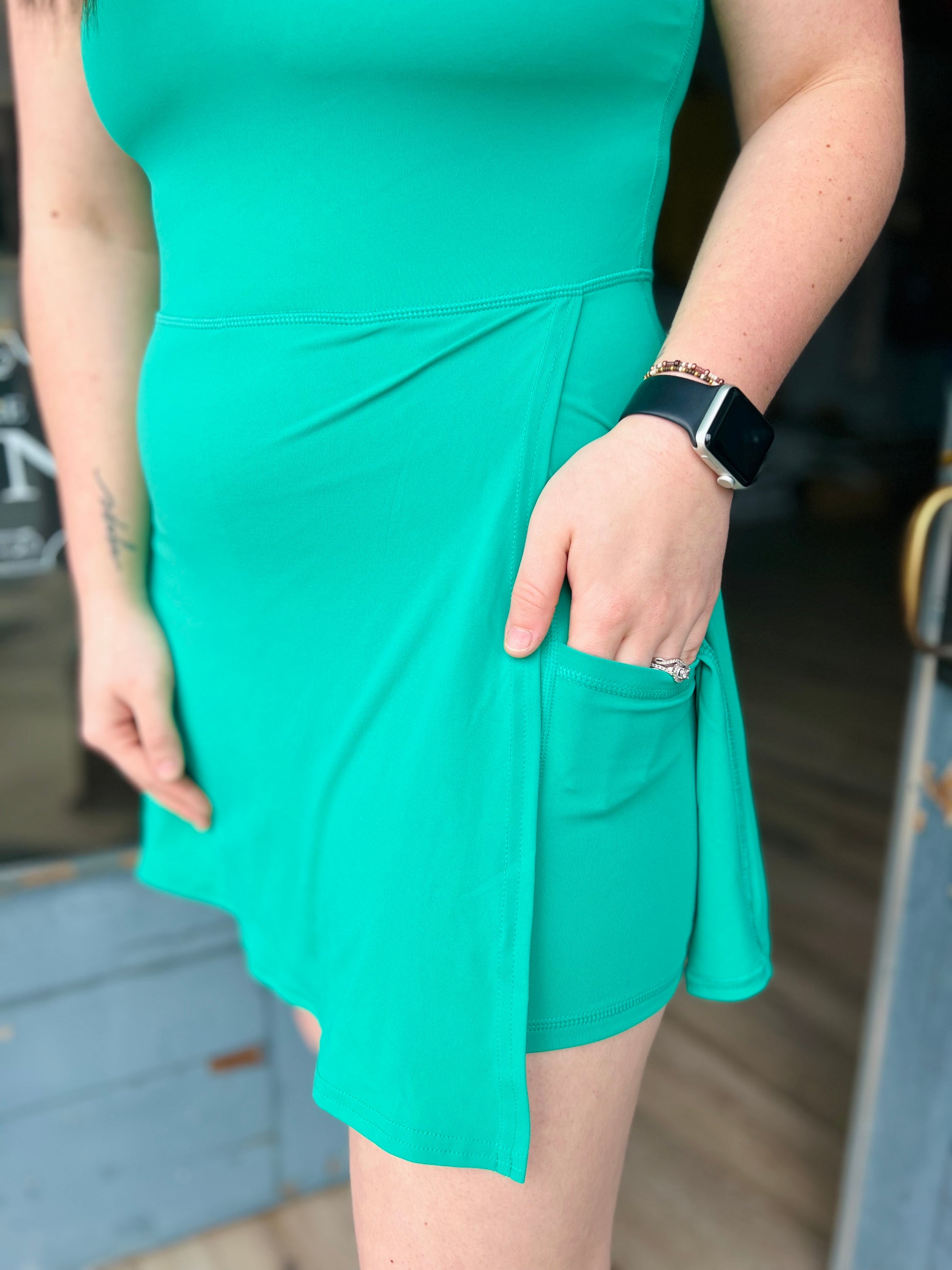 Serena | Athletic Dress - Kelly Green With My Soul Boutique Serena | Athletic Dress - Kelly Green With My Soul Boutique