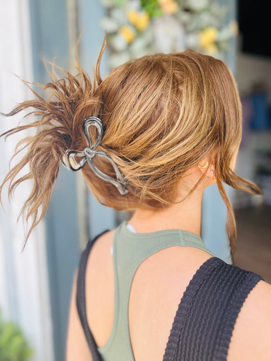 Annie Bow | Hair Claw Clip - Black