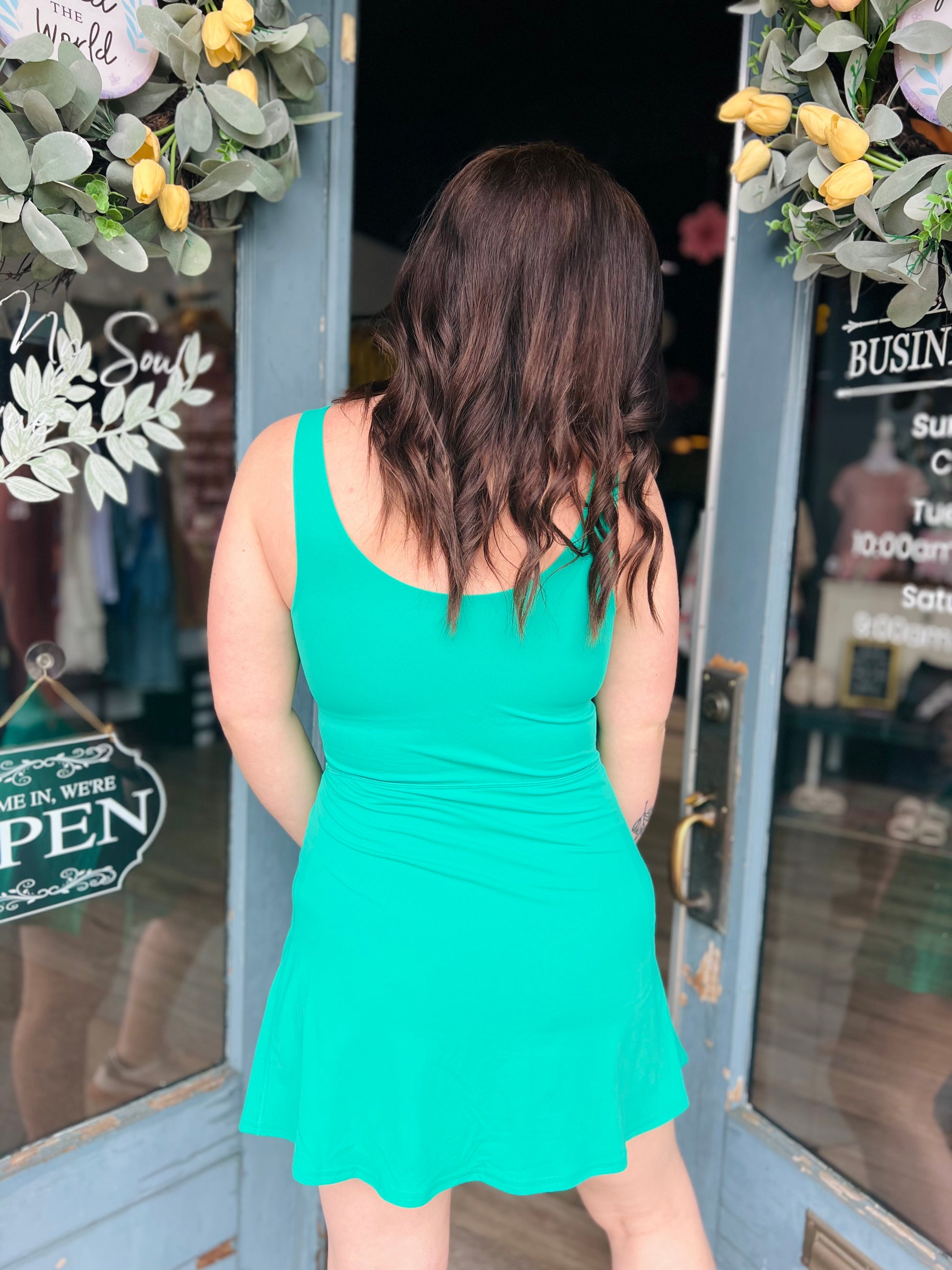 Serena | Athletic Dress - Kelly Green With My Soul Boutique Serena | Athletic Dress - Kelly Green With My Soul Boutique
