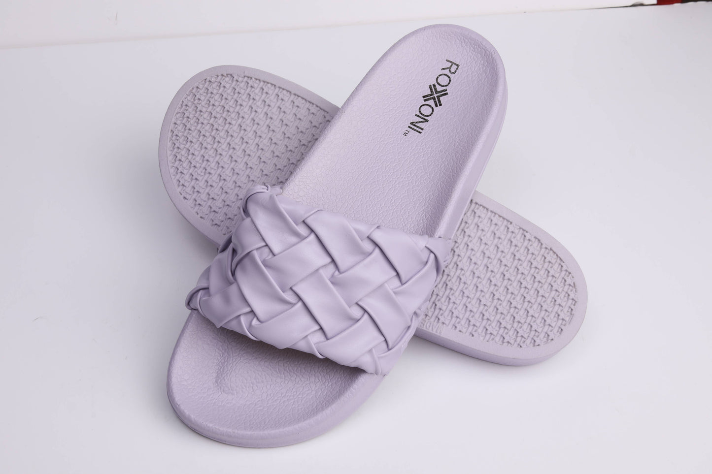 Jade | Faux Leather Sandals - Purple