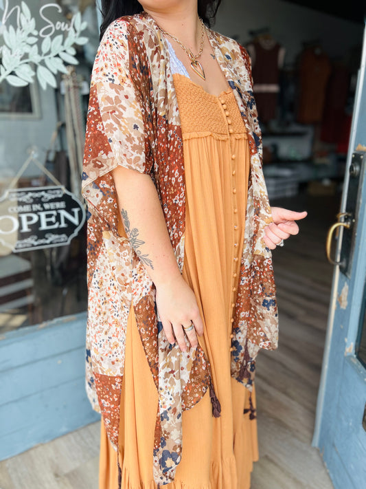 Cowgirl Floral | Kimono