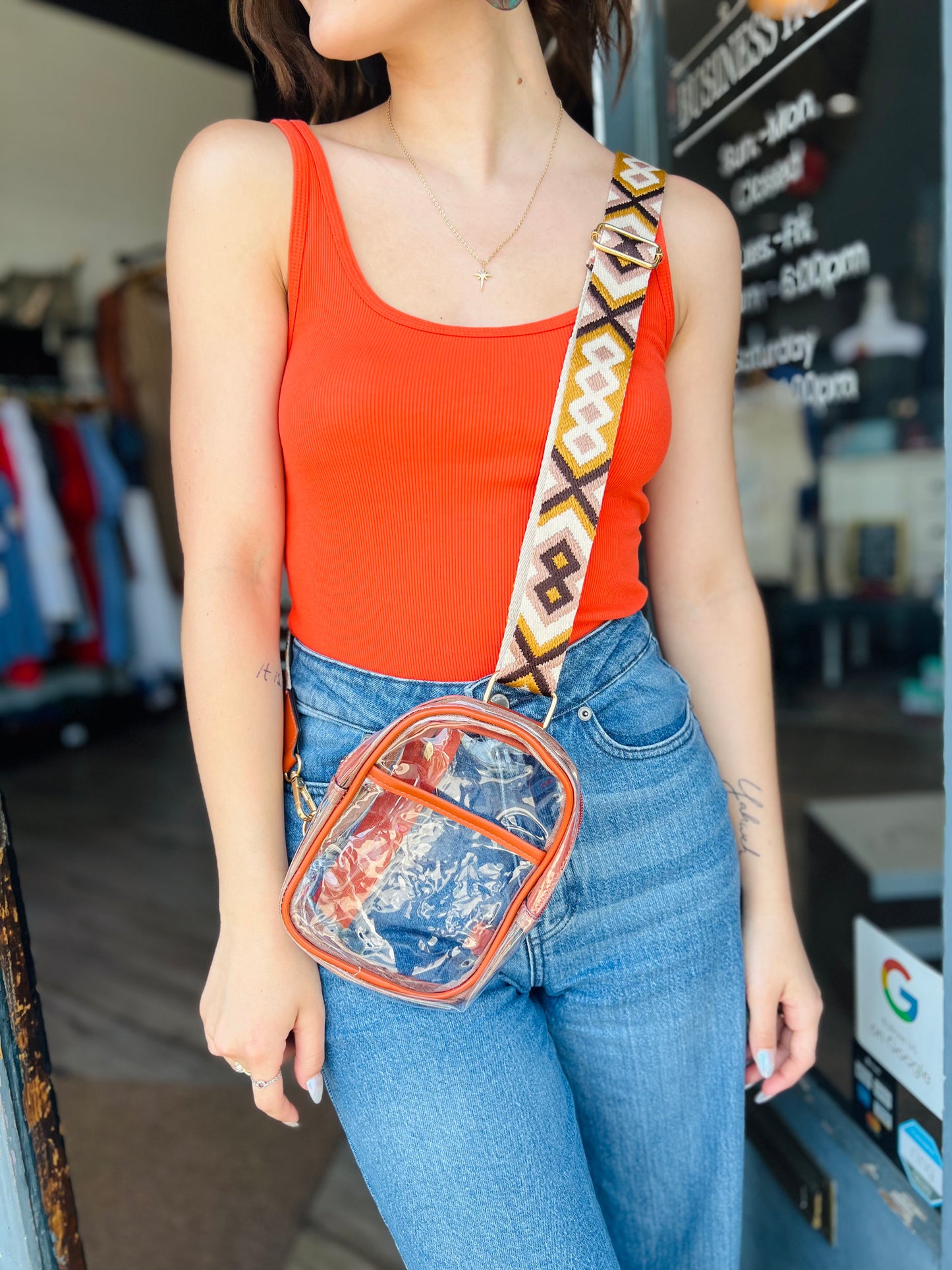 Clear | Stadium Crossbody Bag