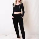 Wide Band Lounge Stretch Pants