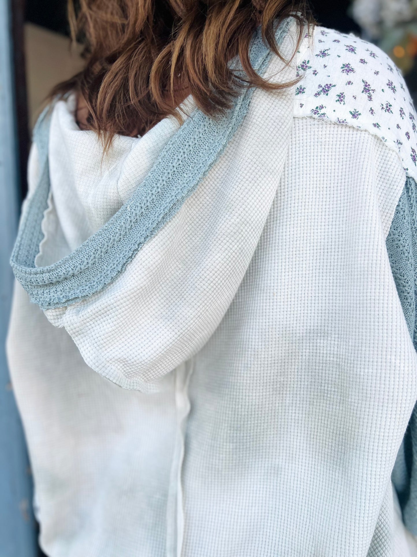 POL Jedida | Floral Patchwork Top