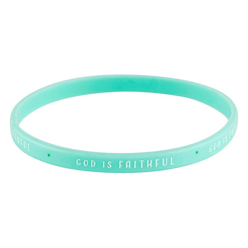 God Is Faithful | Silicone Bracelet