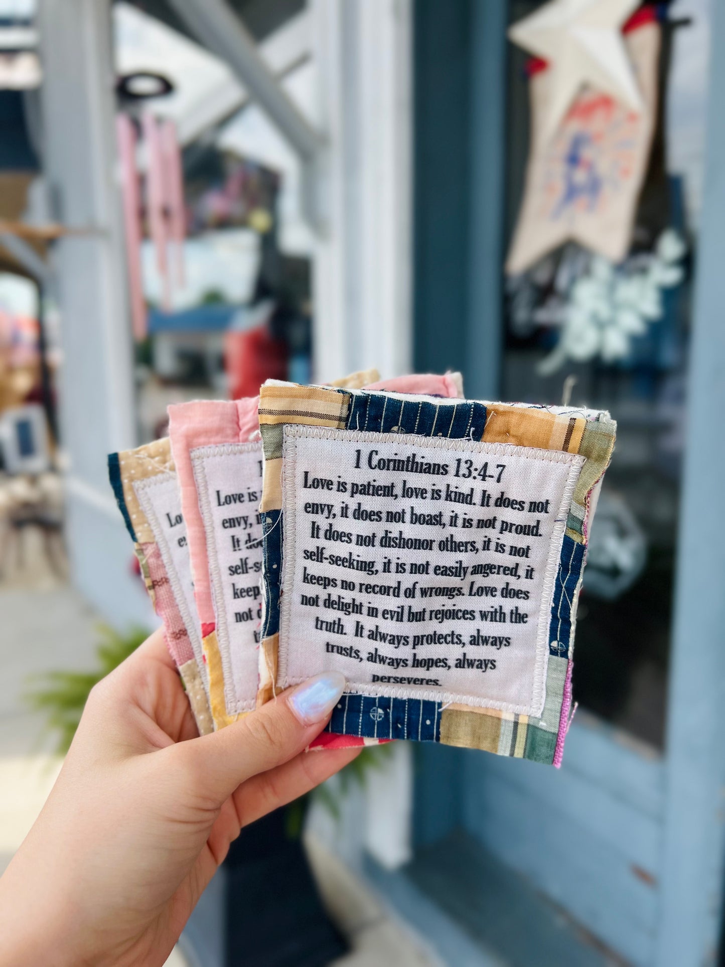 Mini Scripture Quilts - 1 Corinthians 13:4-7