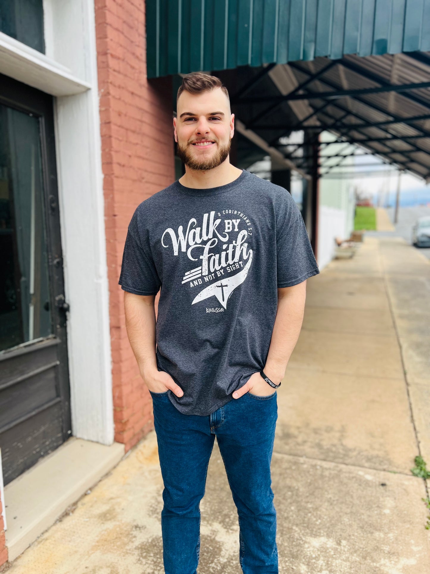 Walk By Faith | Men's Graphic Tee