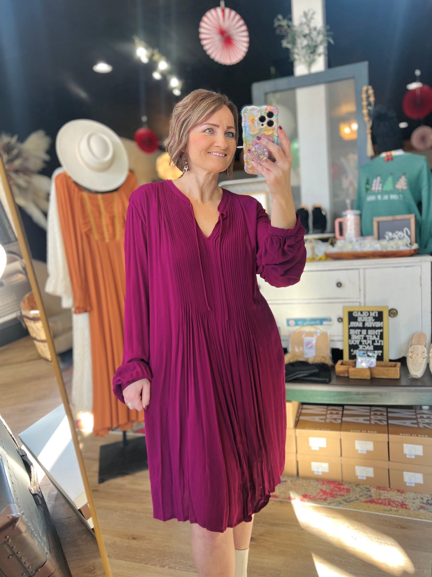 NWT Old Navy Plum Dress - XL