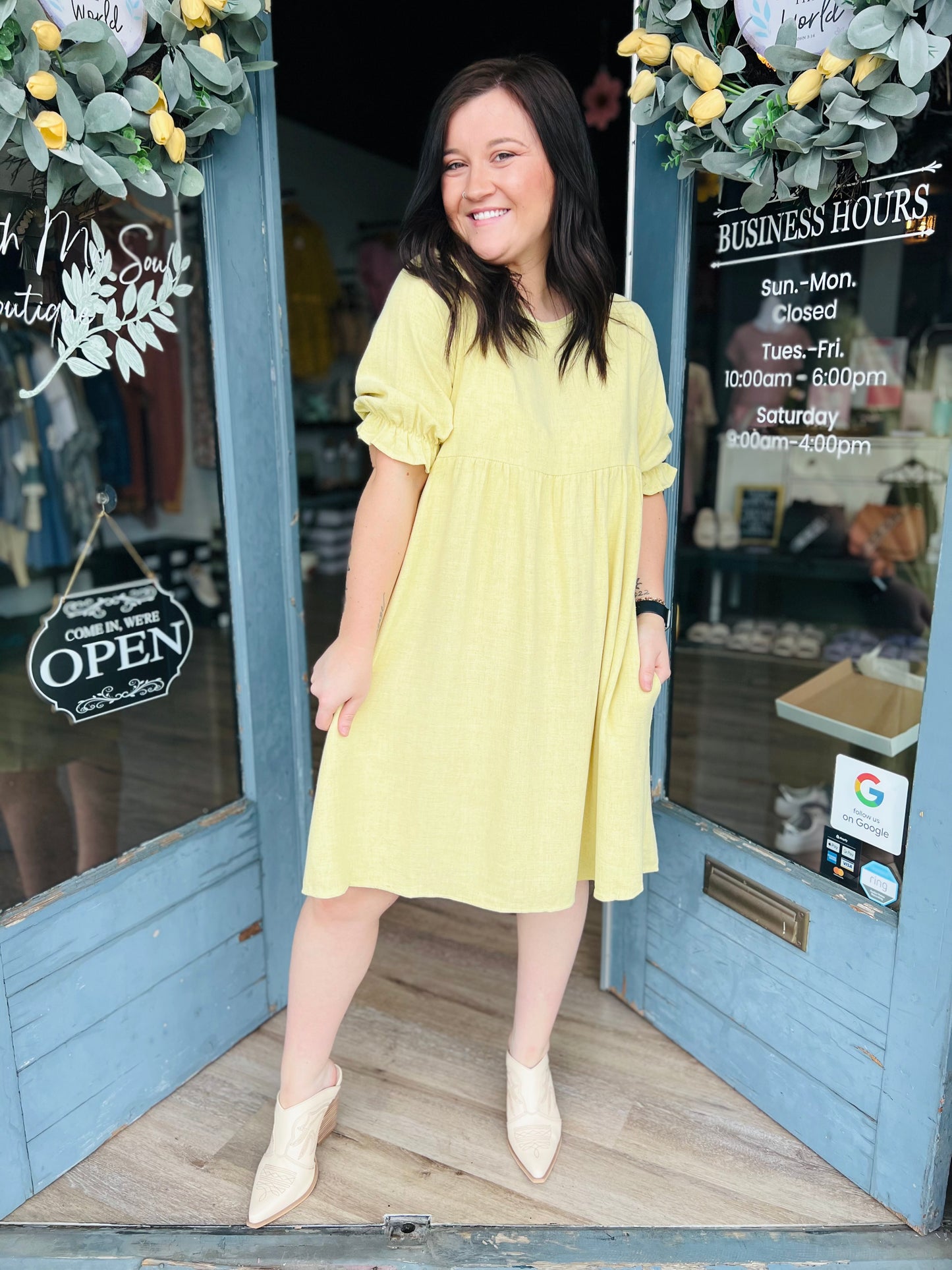 Cyrus | Puff Sleeve Dress