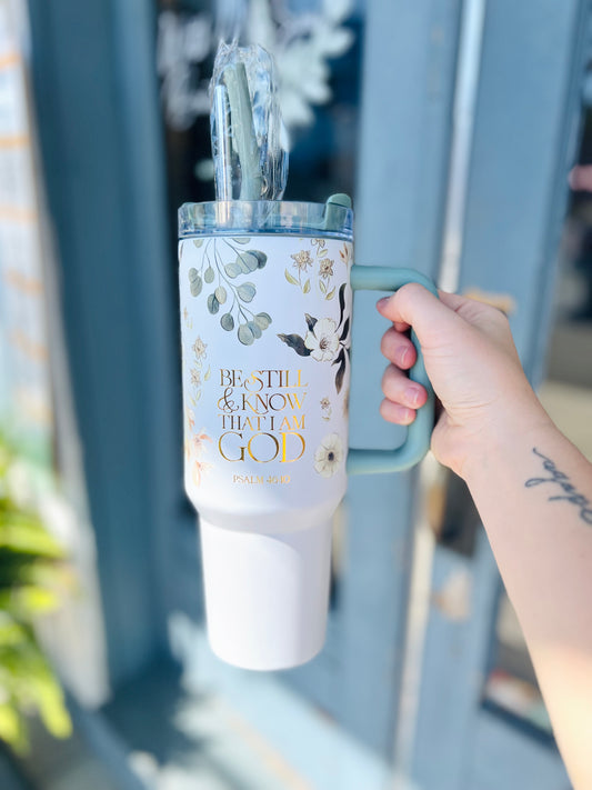 40oz Tumbler | Psalm 46:10