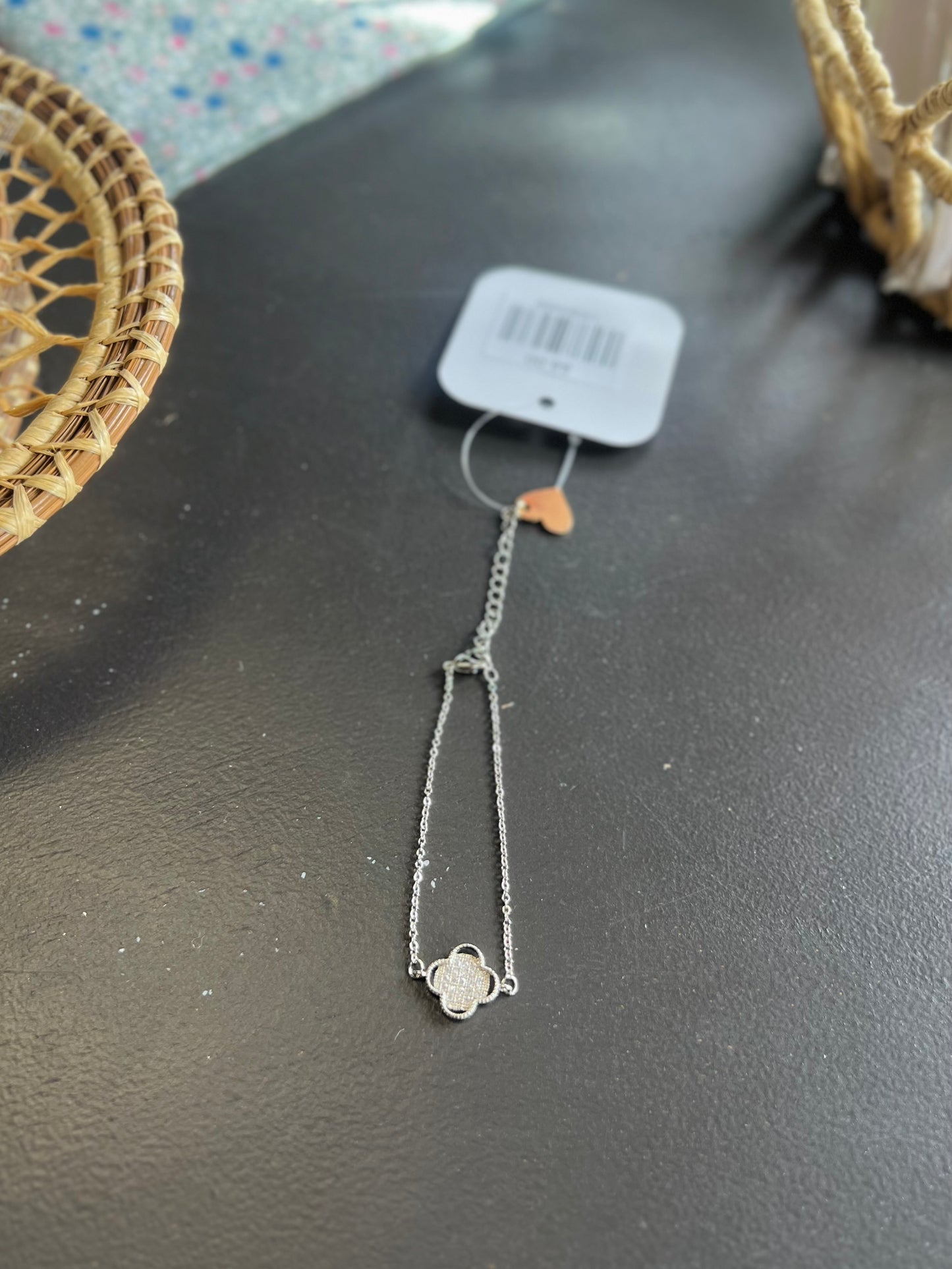 Silver Clover Bracelet
