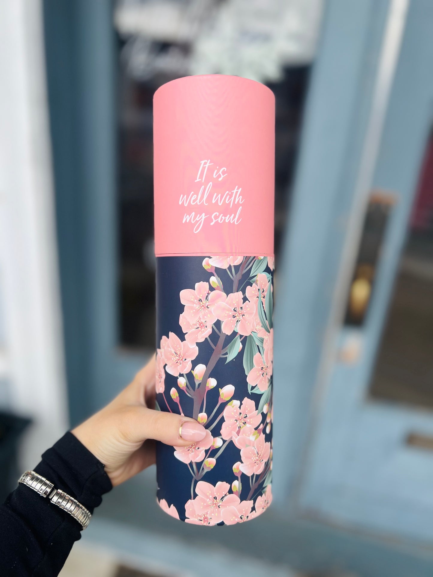 It Is Well With My Soul | Glass Water Bottle