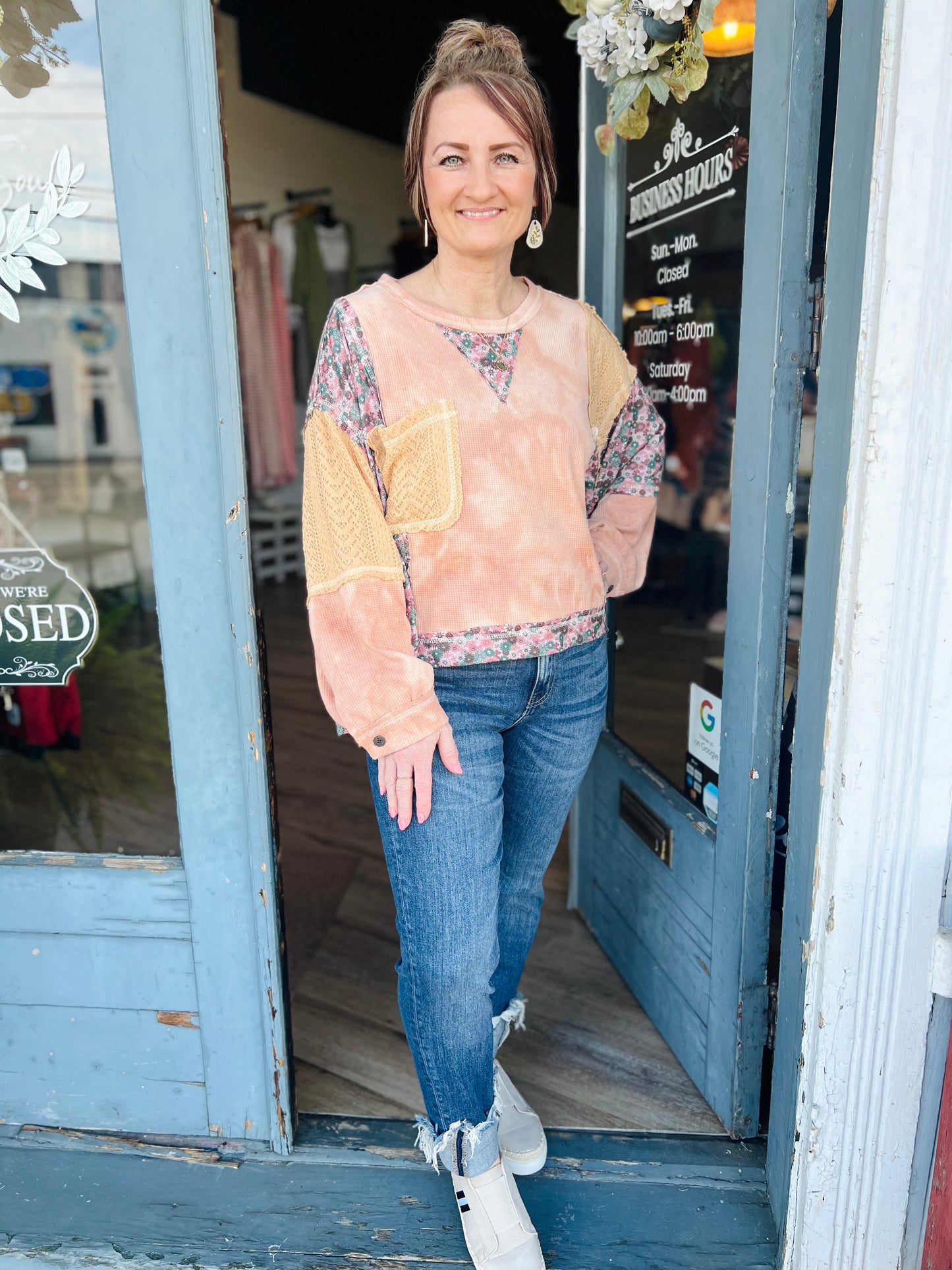 POL Elisheba | Oversized Floral Top