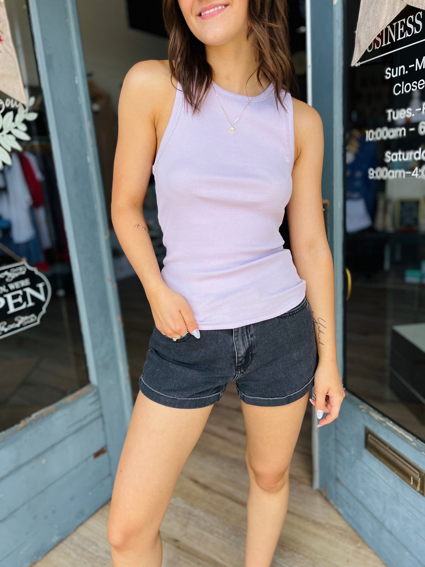Ira | Halter Top - Lavender