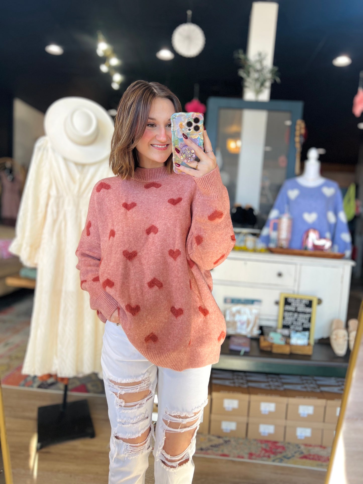 Pure Heart Sweater | Curvy