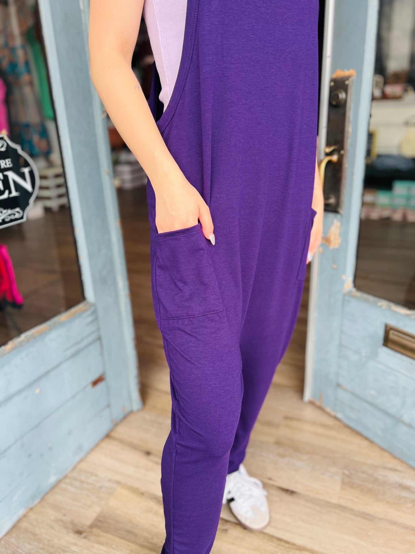 Casual Serene | Jumpsuit - Purple
