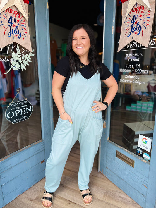 Bithiah | Jumpsuit - Lakegreen