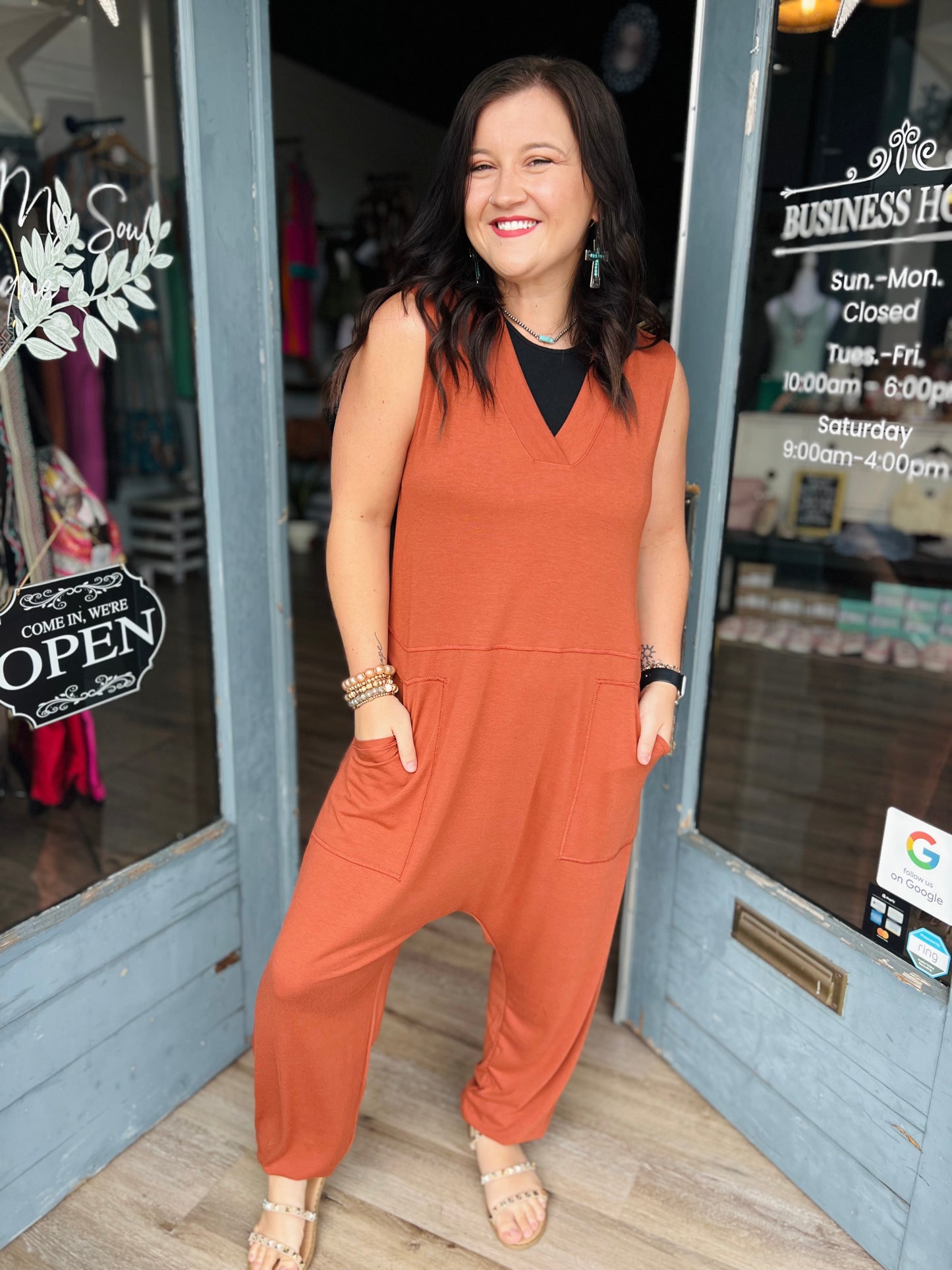 Paprika Spice | Jumpsuit - Rust