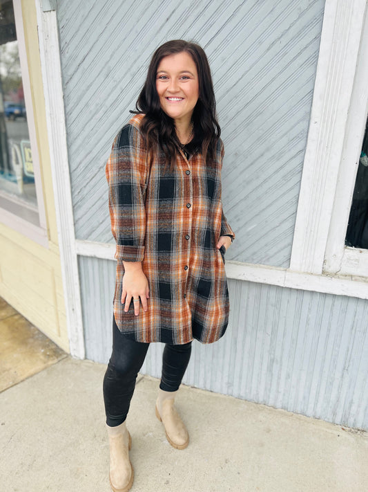 The Betty | Flannel Dress