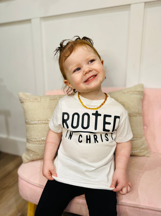 ROOTED IN CHRIST | Toddler Graphic Tee