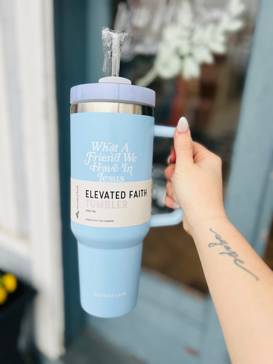 What a Friend in Jesus 40 oz Tumbler