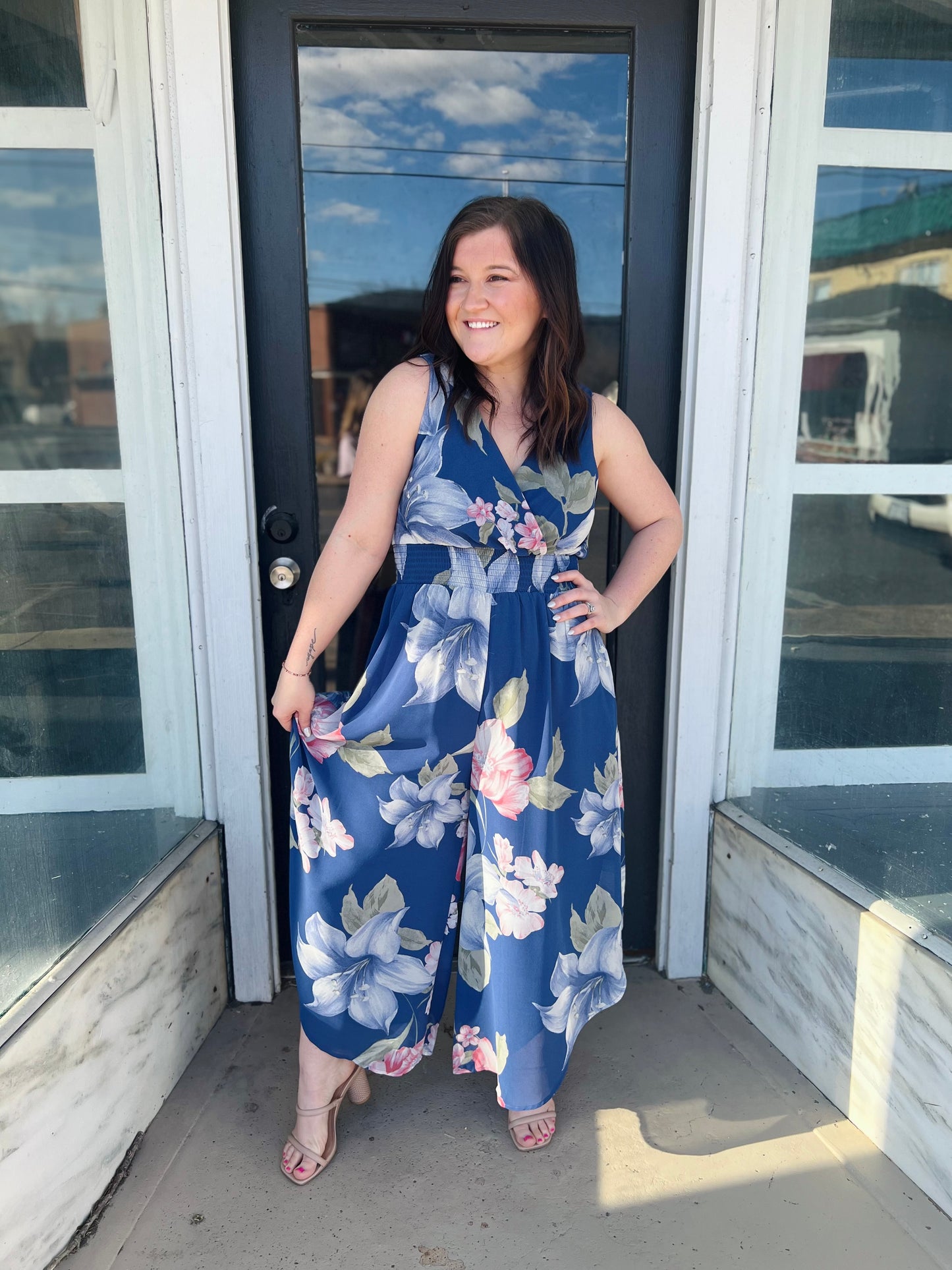 Hibiscus | Sleeveless Jumpsuit