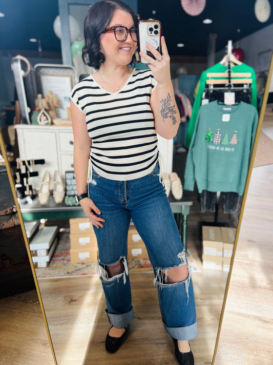 Zuiki Stripe Top - S/M