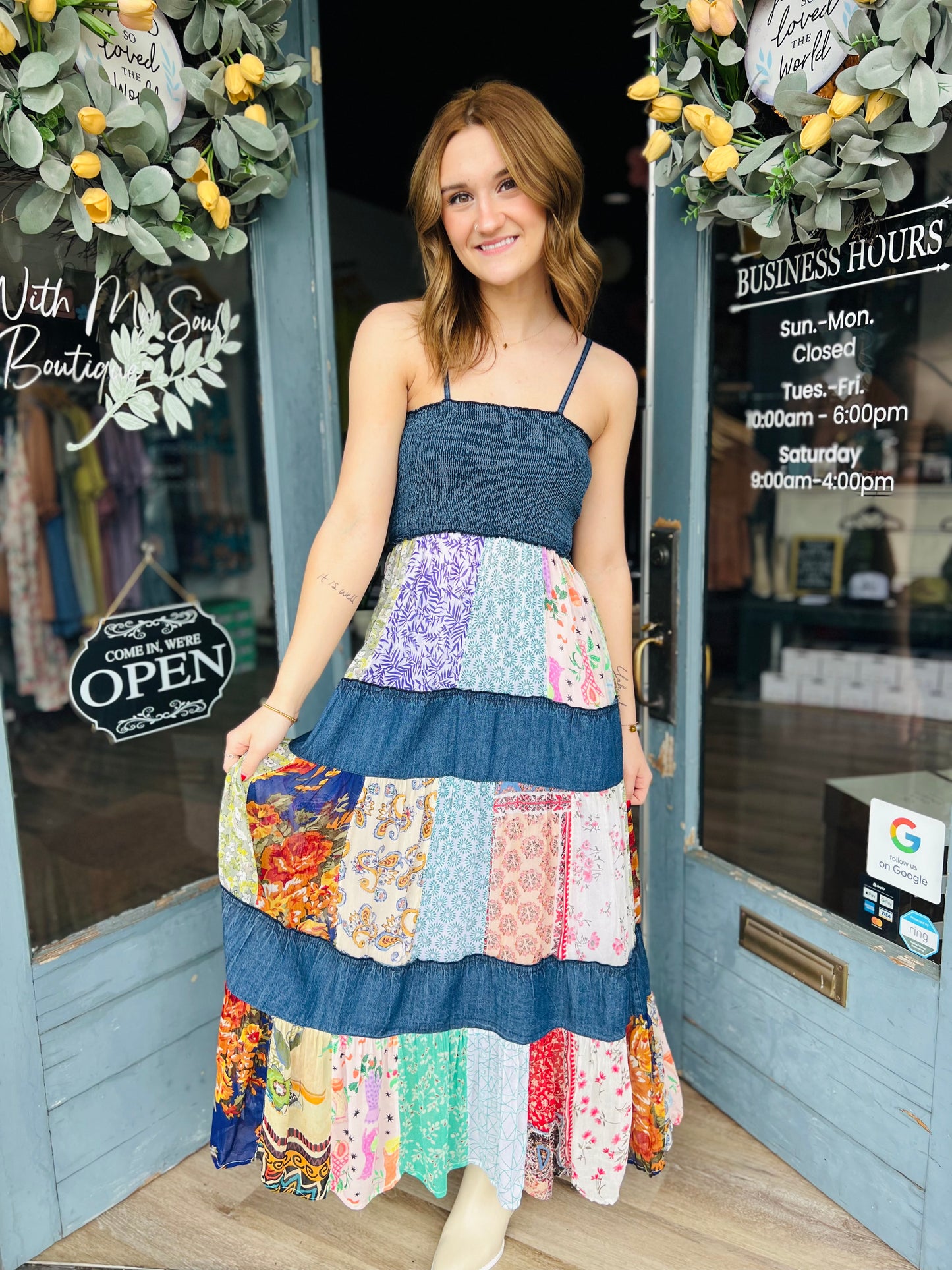 Dress Of Many Color's | Midi Dress