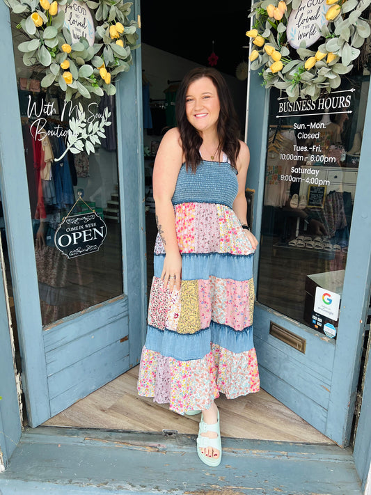 Loretta Lynn | Tiered Midi Dress