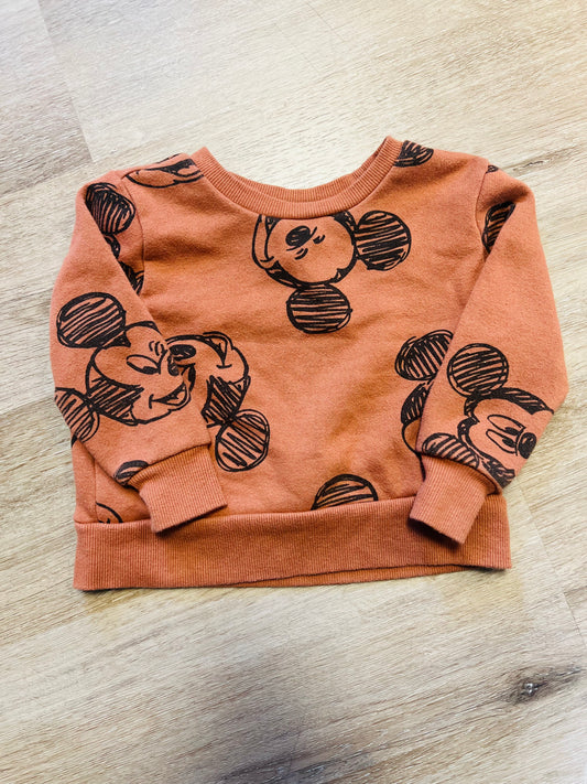 Mickie Mouse Crewneck - Size 12M
