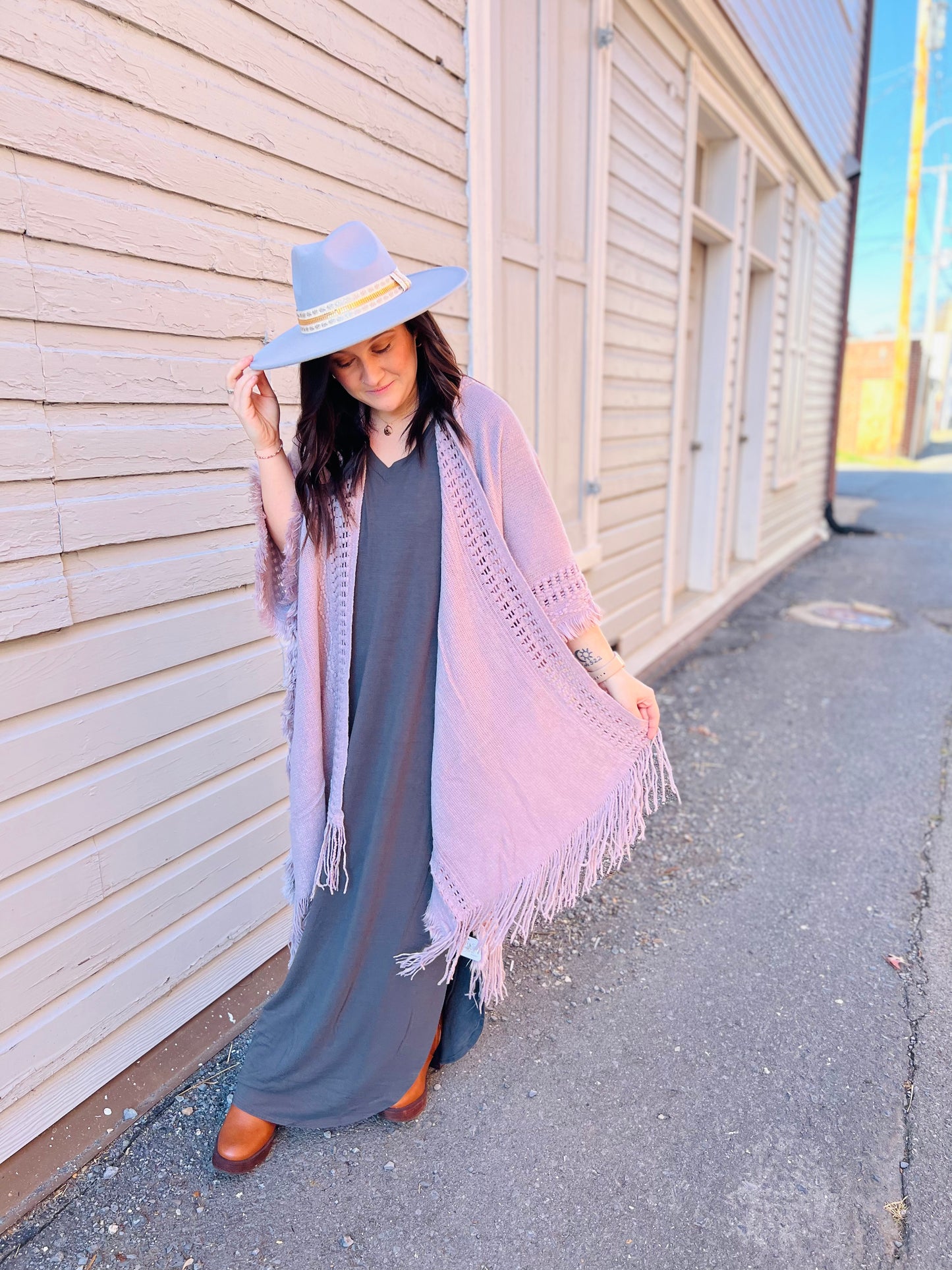 Cuddled Up Boho Kimono