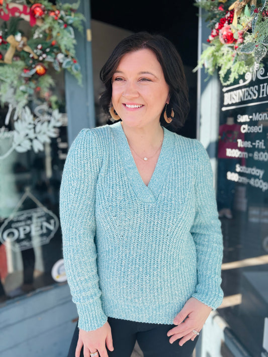 LOFT Blue Sweater - Size S Petite