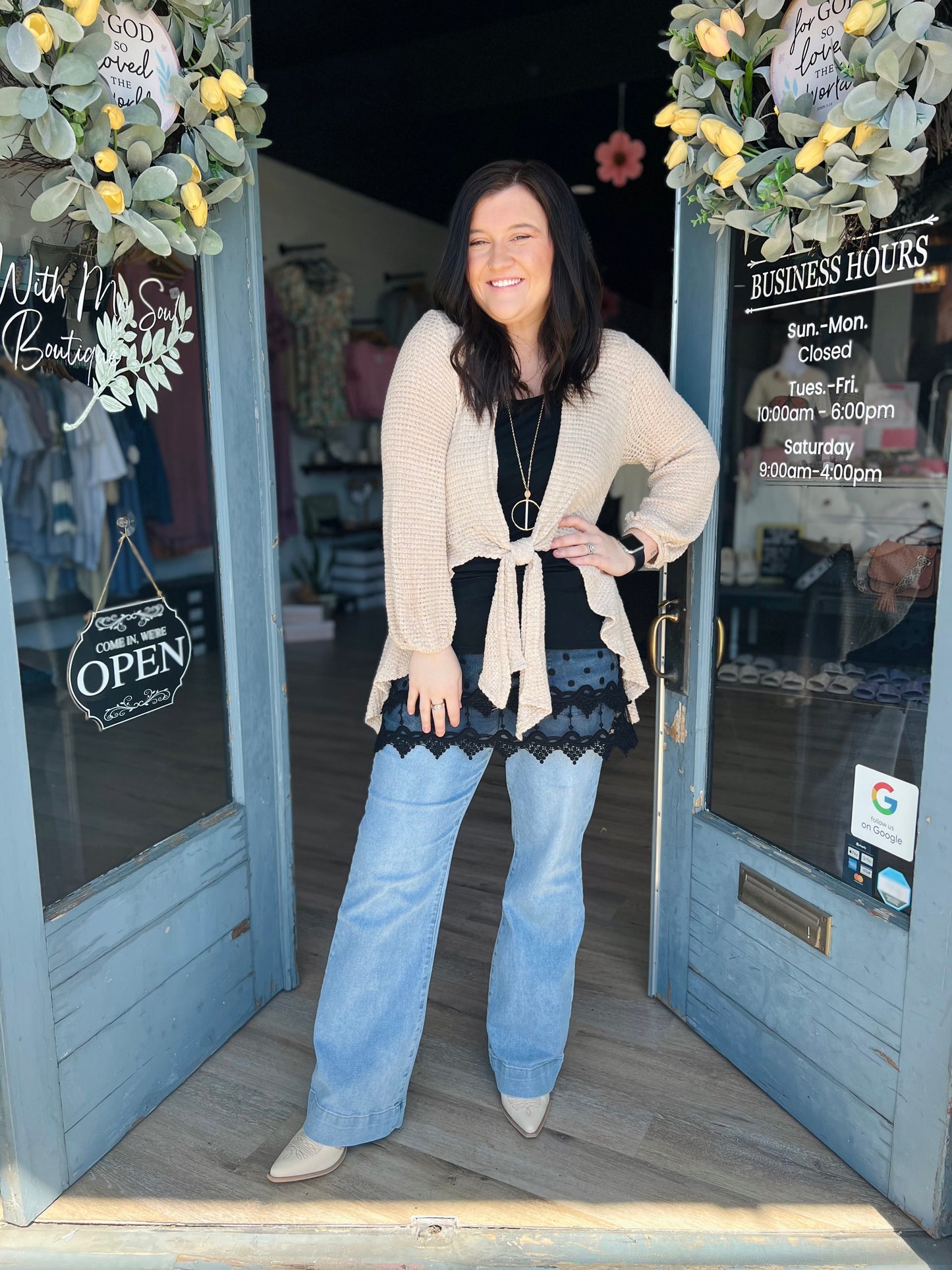 The Bow Girl | Cardigan
