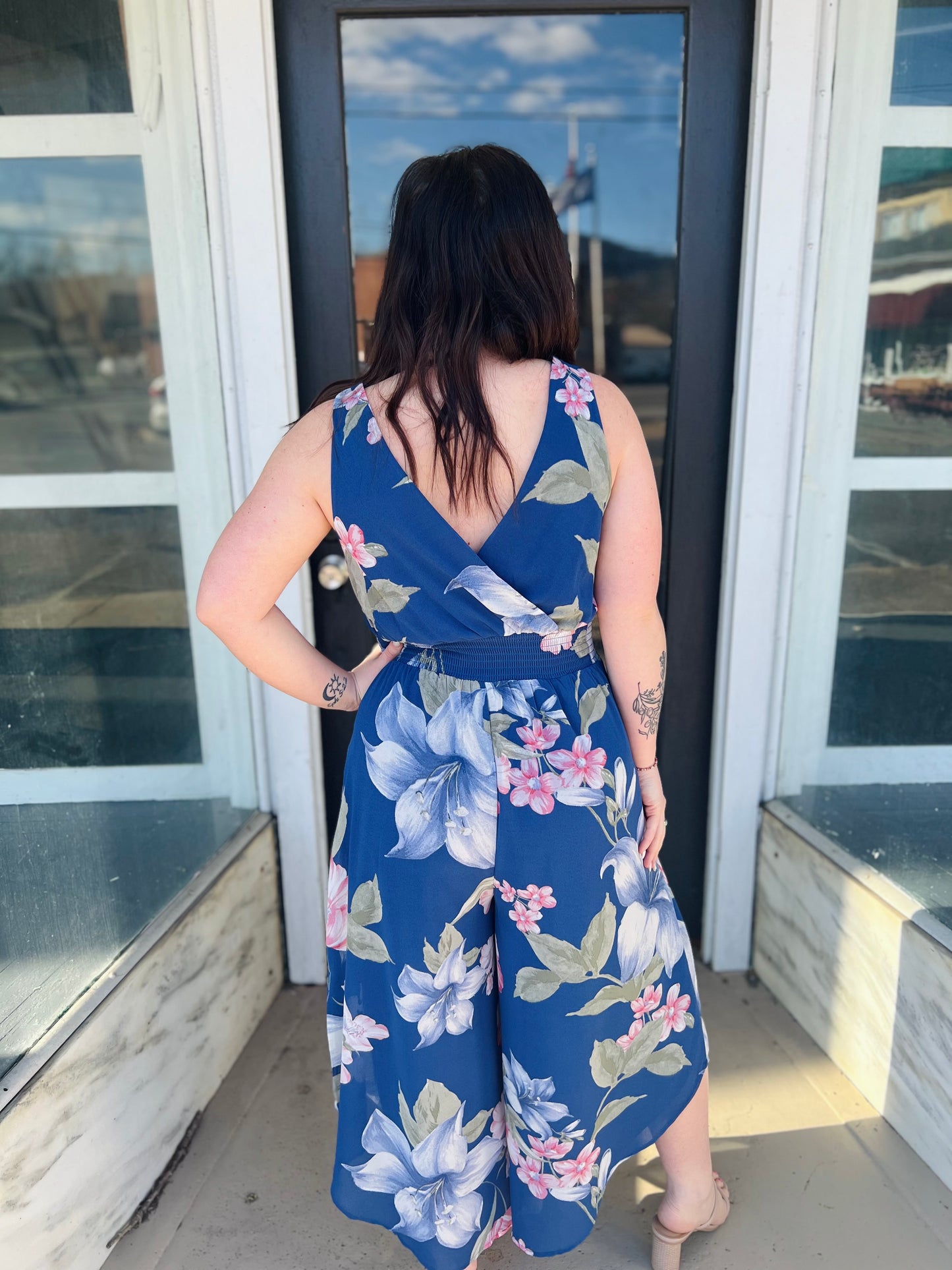 Hibiscus | Sleeveless Jumpsuit