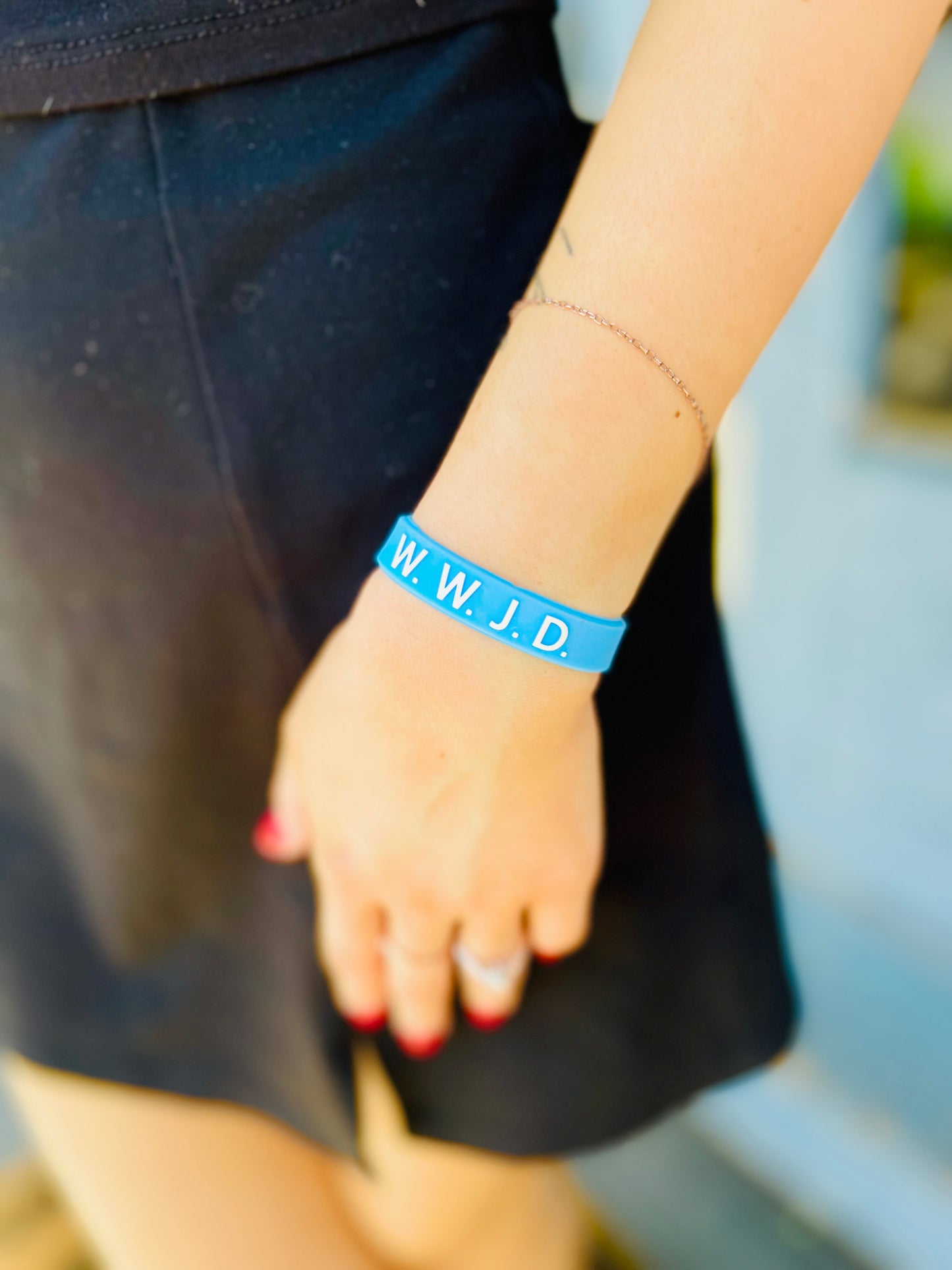 WWJD Silicone Bracelet - Kiddos