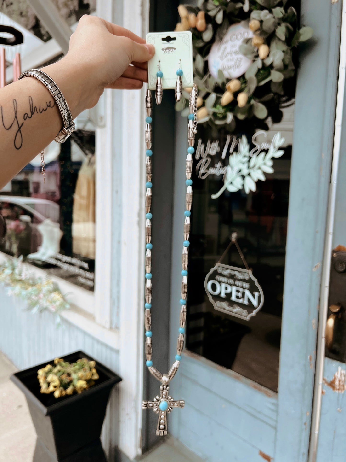 The Sower and the Seeds | Necklace Earrings Set