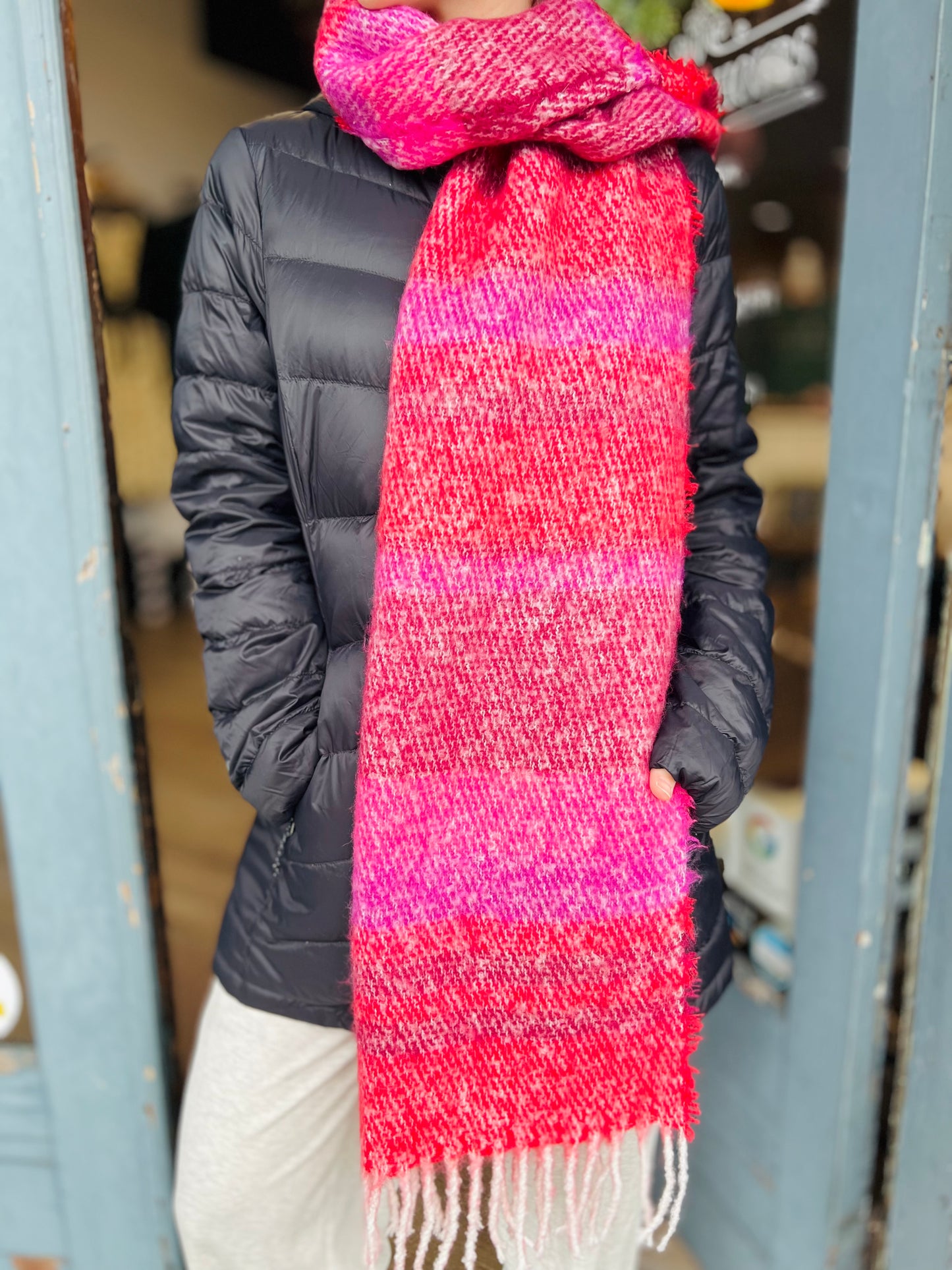 Pink Scarf
