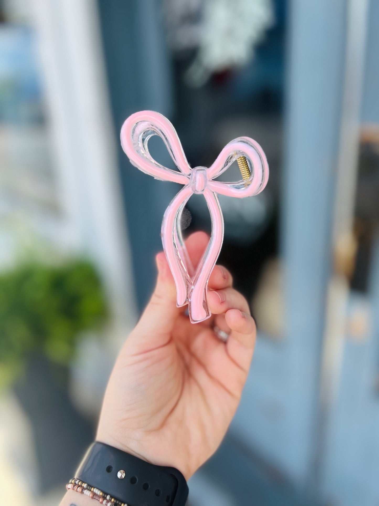 Annie Bow | Hair Claw Clip - Pink