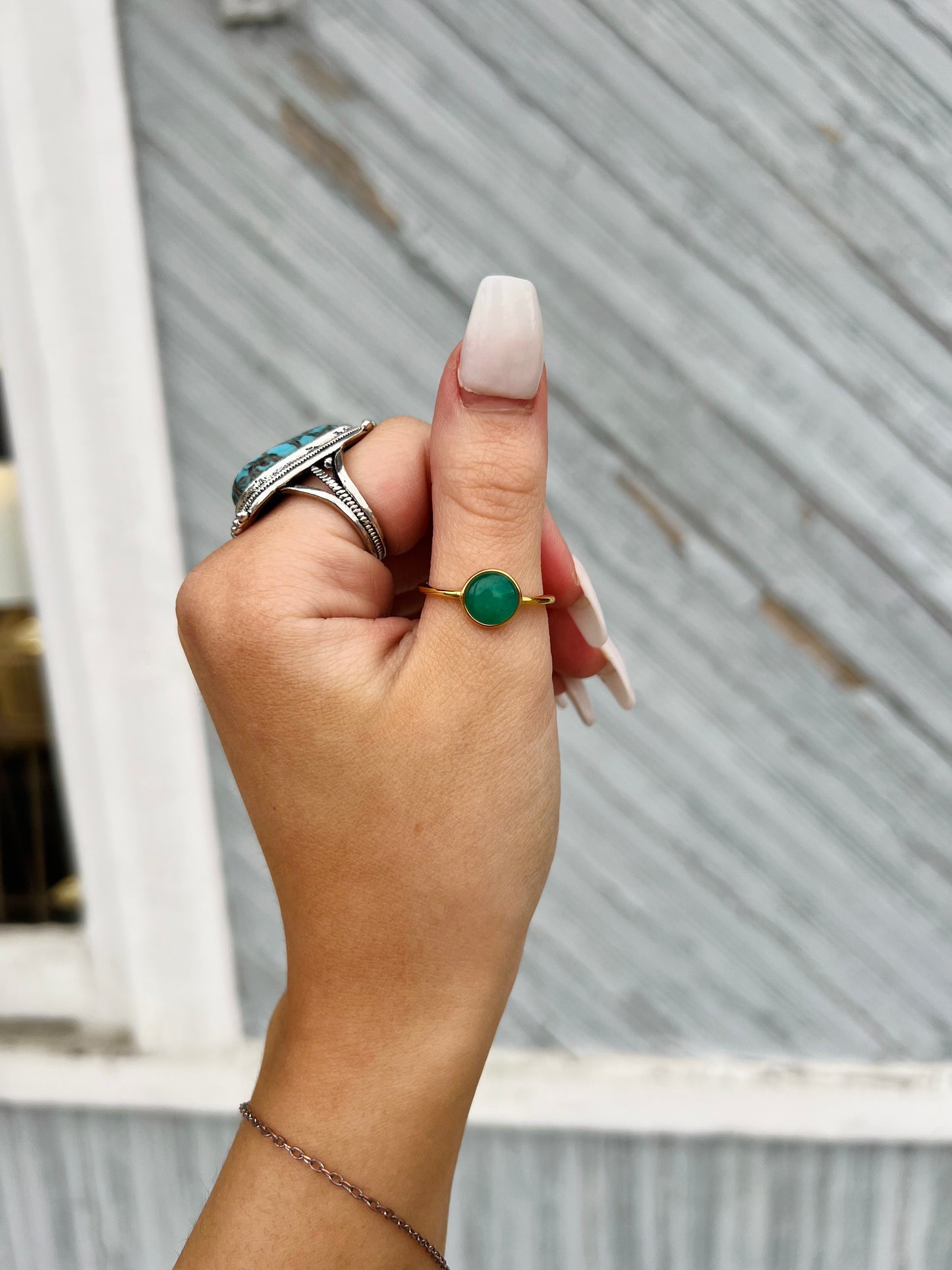 Green Jade Ring