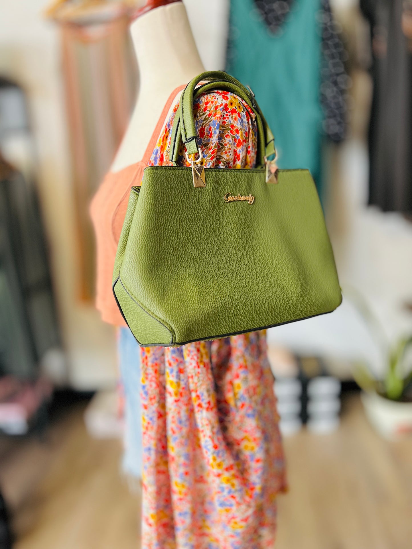 Garvaoty Green Purse