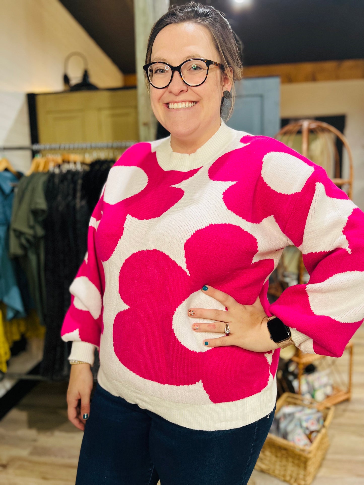 Big Flower Power Sweater