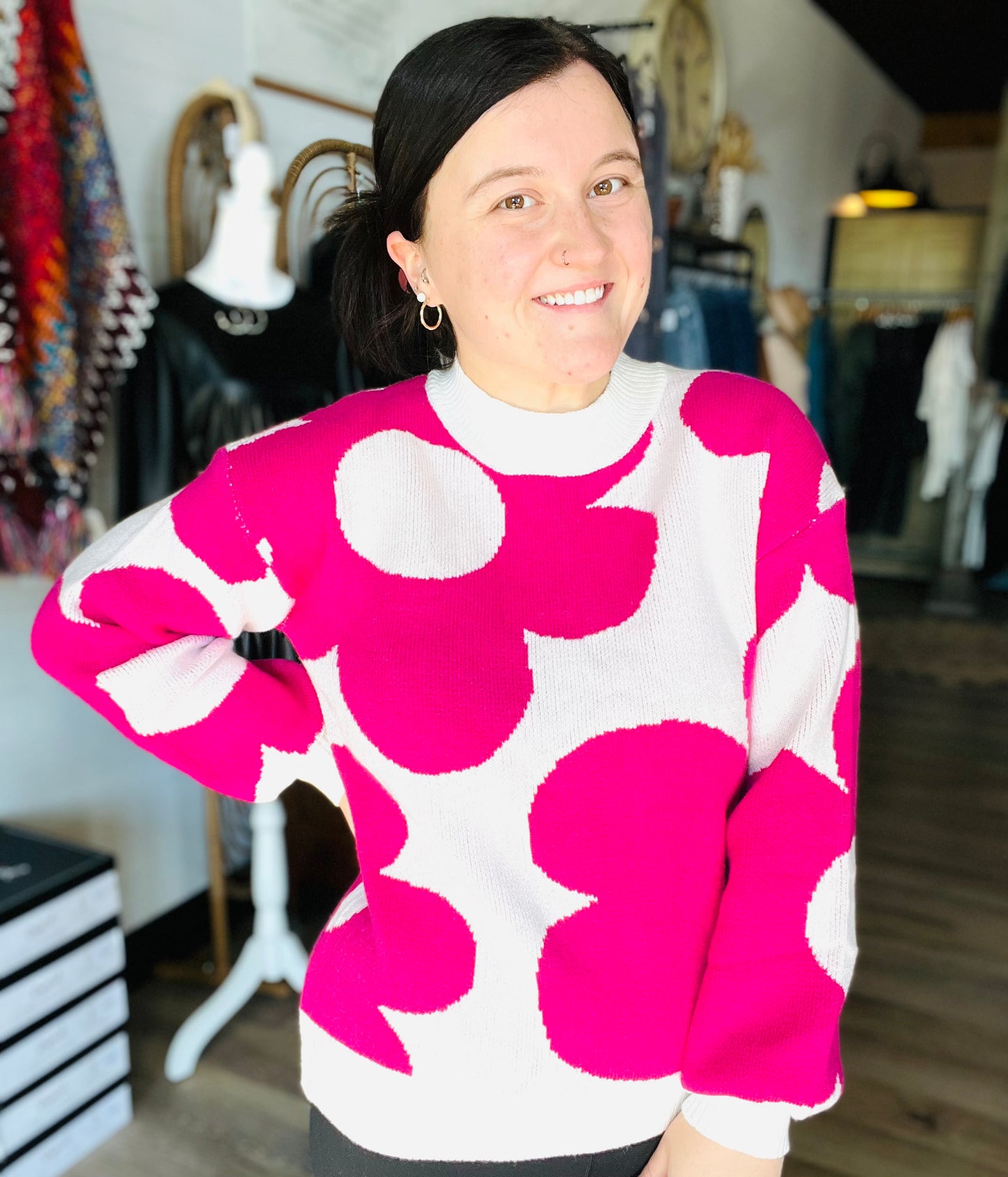 Big Flower Power Sweater