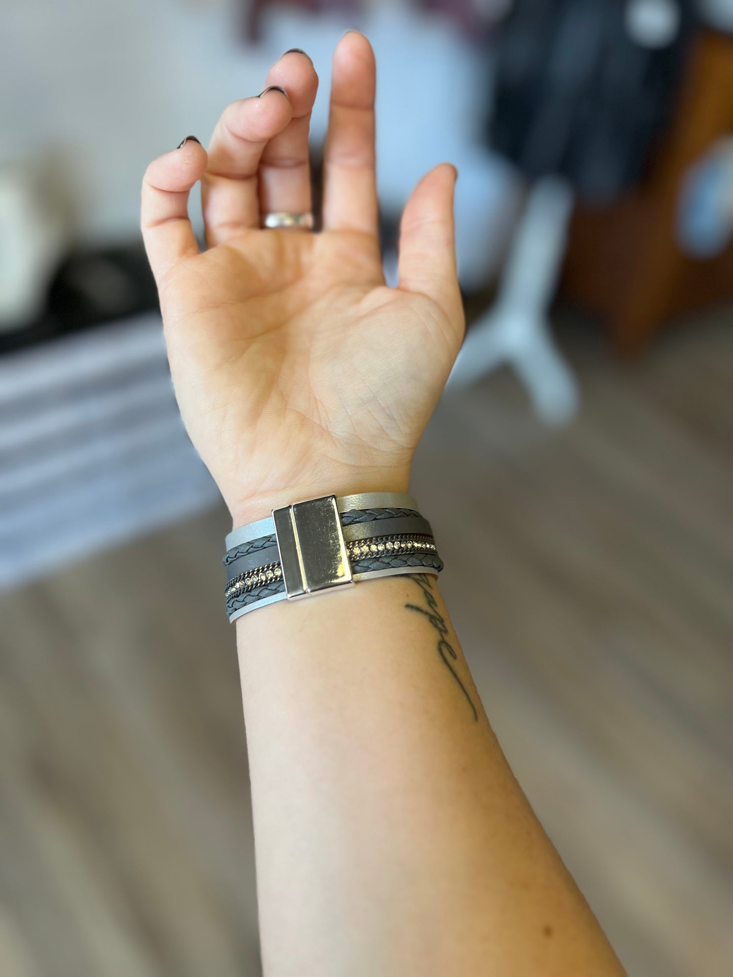 Inspirational Multi Strand Bracelet